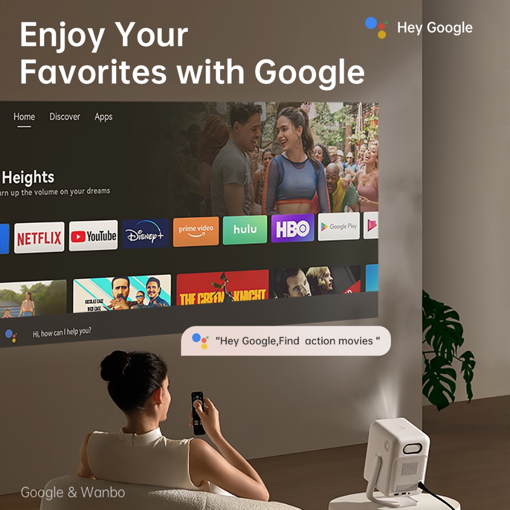 [NEW] Wanbo T2 Ultra Gimbal Projector Free Angle 1080P Full HD Android 11.0 ASA 3.0 Technology - Image 6