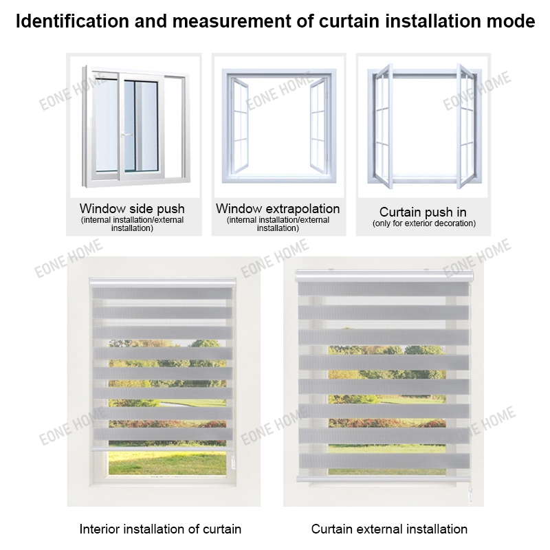 Eone Home Modern Korean Blinds For Window Venetians Duo Roller Curtain For Room Decoration - Image 7