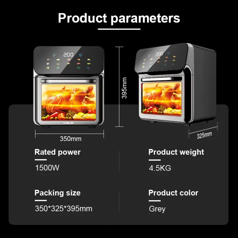 Tixx 3In1 Air Fryer Oven for banking 16L 2200W Toaster Machine Non-stick Smokeless Air fryer - Image 8