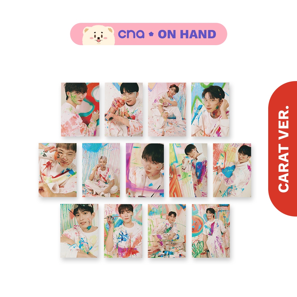 SEVENTEEN SHOPEE face the sun トレカ 50枚 Seventeen Face the Sun Carat Ver. Official Photocard Photo