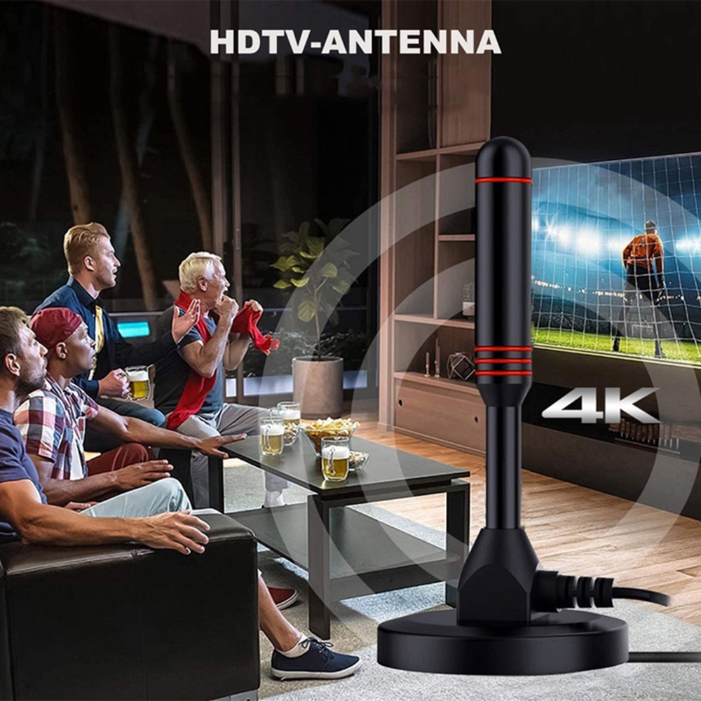 Hd Digital Indoor Amplified Tv Antenna 200 Miles Ultra Hdtv With Amplifier Vhf/uhf — view 4