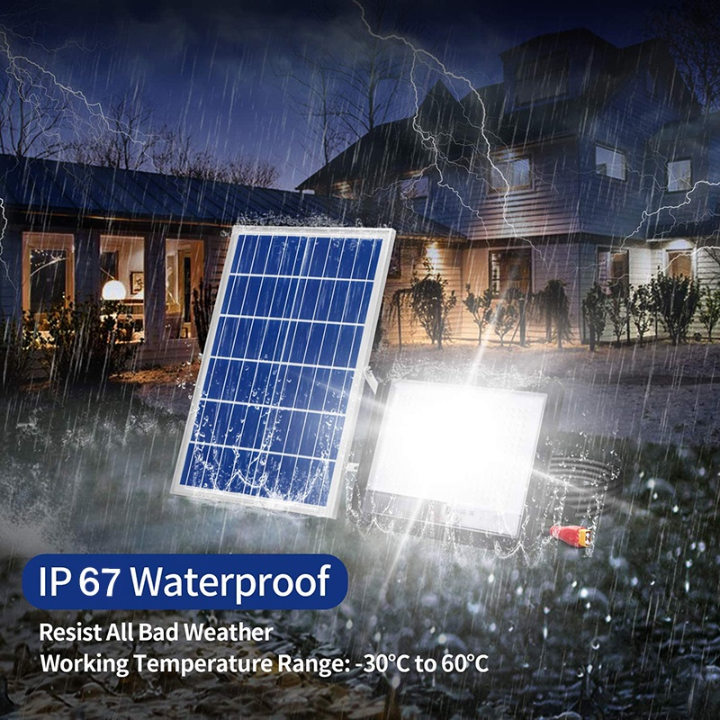 BUY 1 TAKE 1 Solar Light Outdoor Waterproof IP67 150000W Solar Flood Light LED Light with Remote — view 5