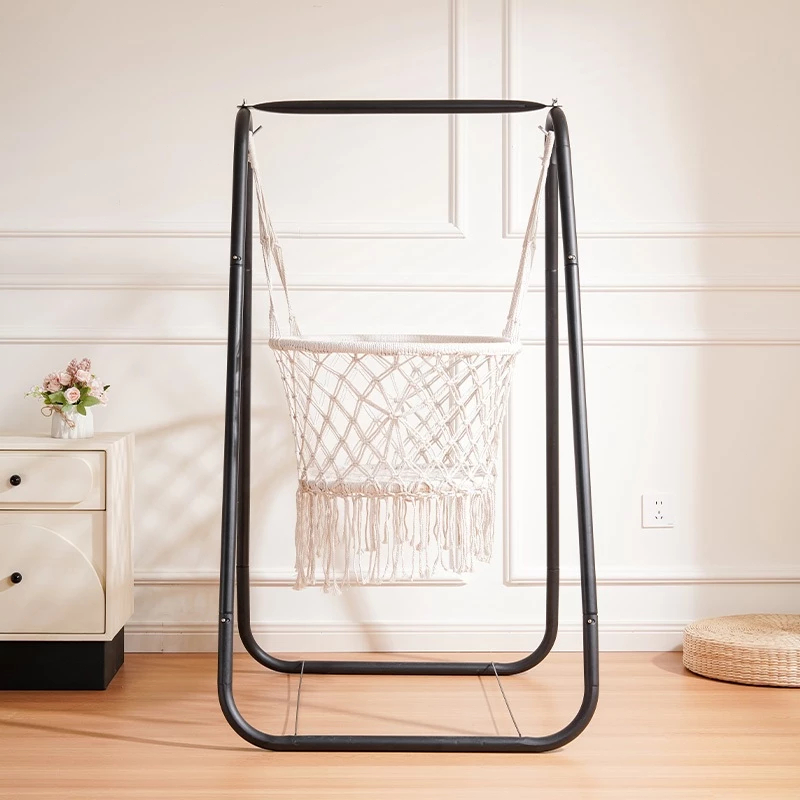 COD Duyan For Baby cradle swing hanging basket hammock with metal stand used indoors/outdoors Cradle - Image 7