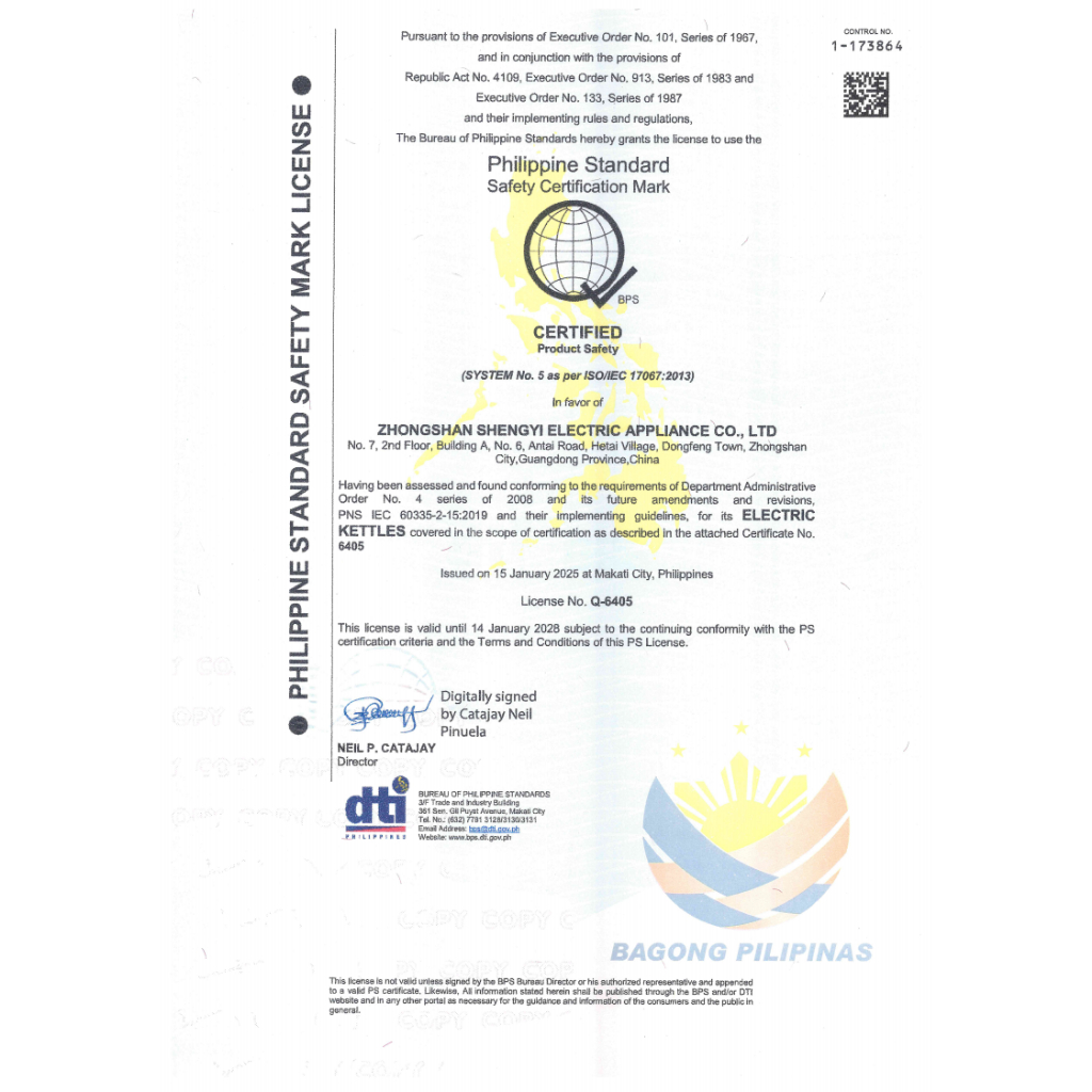 Gold Star Instant Water Heater Shower Electric LCD Touchscreen With Self-modulating 6500W - Image 8