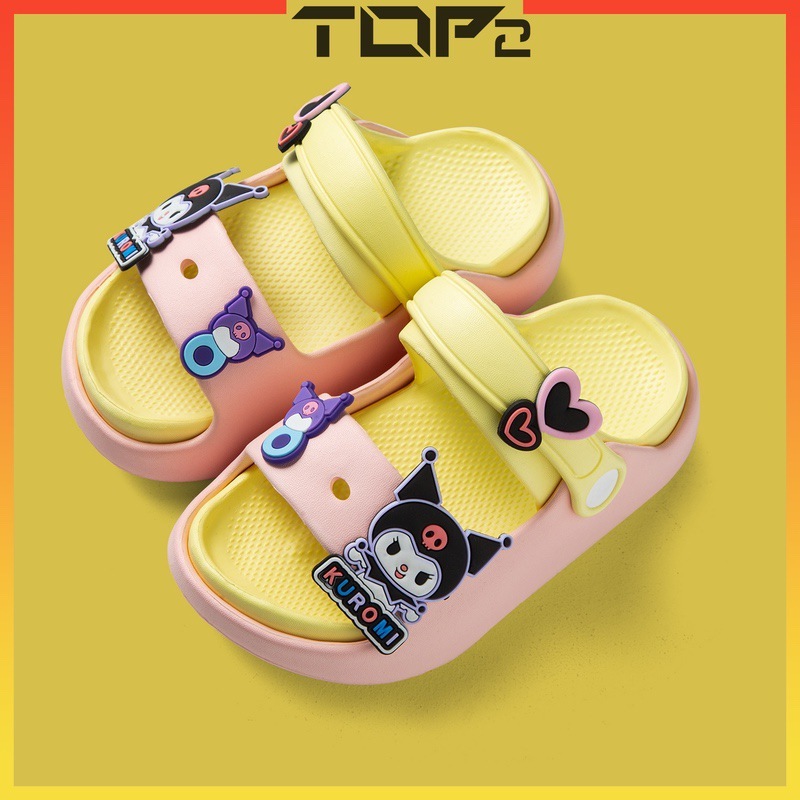 [TOP2] Kids Sandals Summer Kuromi Thick Soft Soles Anti-Slip Sandals for boys girls Toddler - Image 4