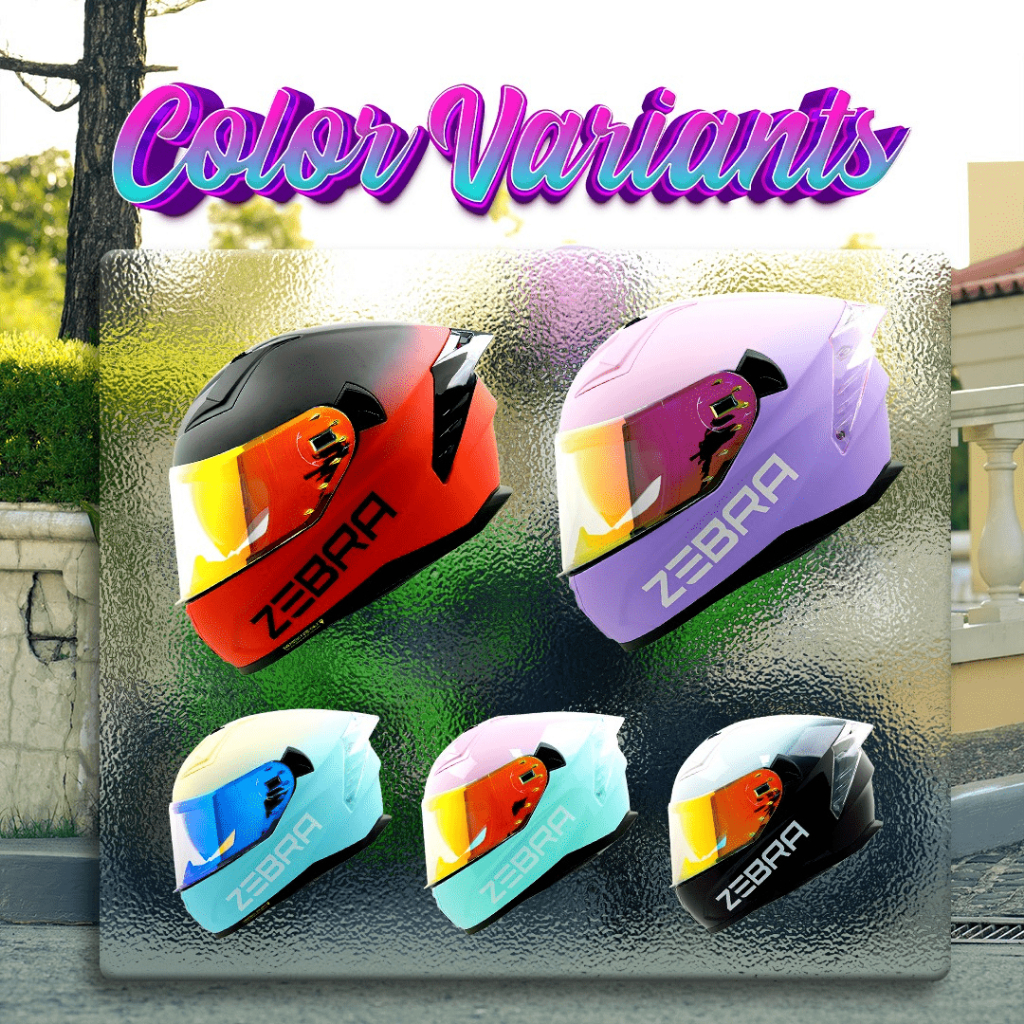 ZEBRA helmet full face motorcycle helmet dual visor for men women free sliver/revo lens 2023PARADIGM - Image 4