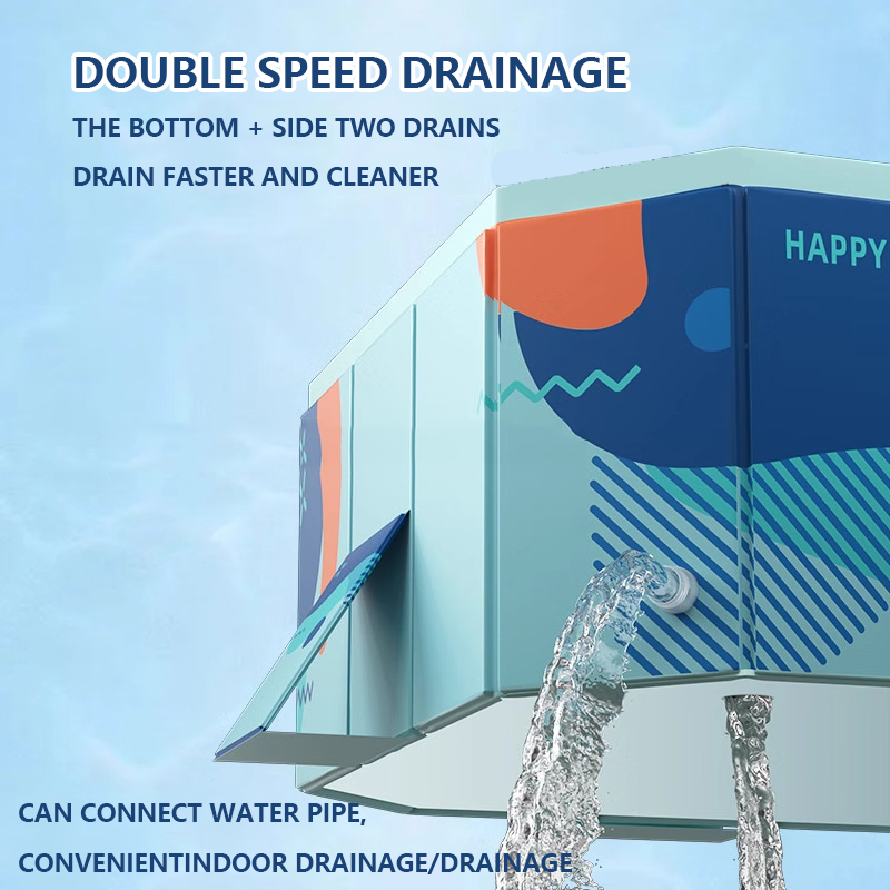 Non-inflatable Foldable swimming pool Children adult swimming pool Family outdoor large bracket pool - Image 6