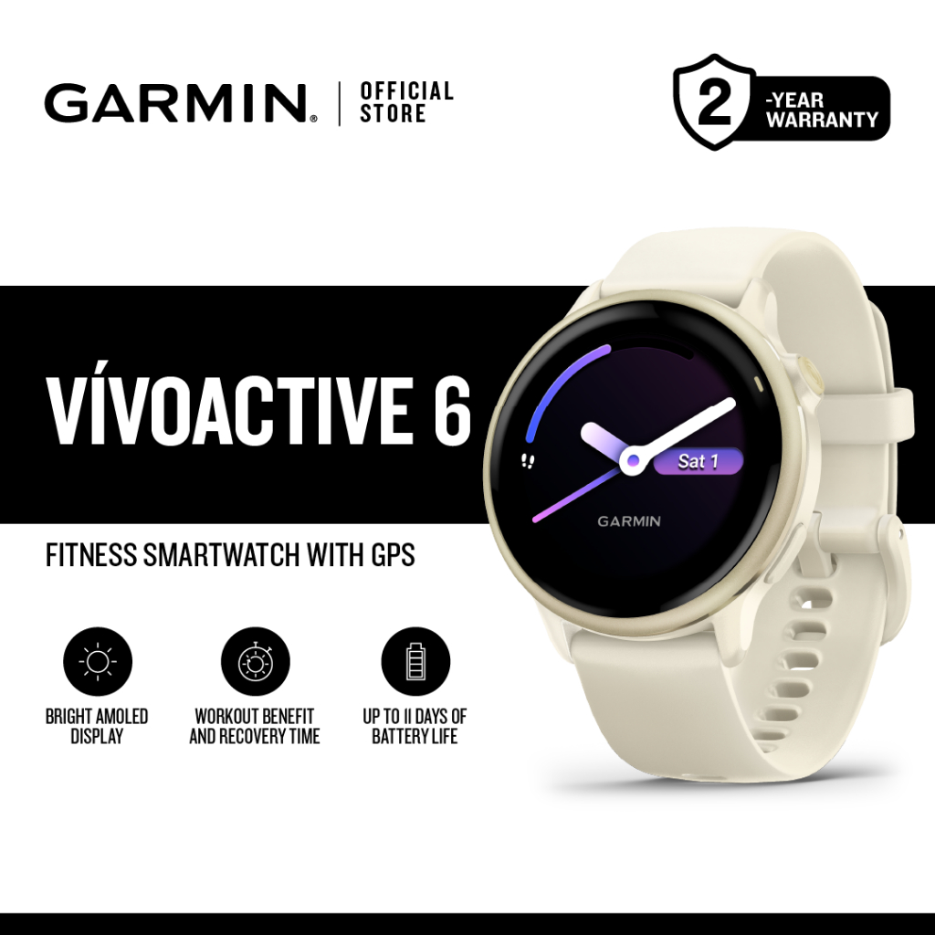 Garmin vívoactive 6, Wellness Basic GPS WiFi Smartwatch - Image 2