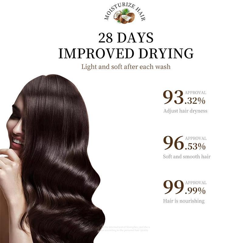 【BUY 1 TAKE 1】Coconut Oil Shampoo Hair Care Smooth Scalp Treatment Dandruff Coconut Oil Shower Gel - Image 4