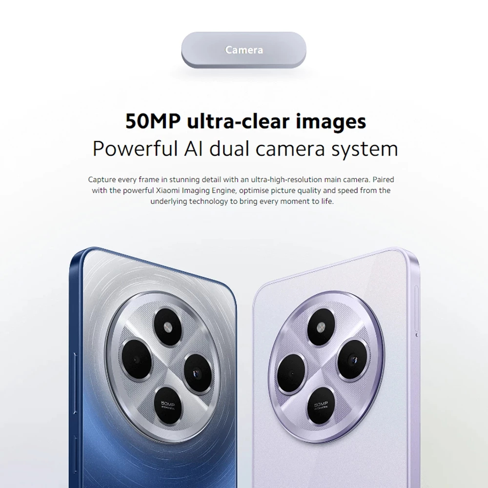 Redmi 14C&13C 8GB+256GB Smooth 6.74 90Hz Display 50MP AI Triple Camera Massive 5000mAh Battery - Image 5