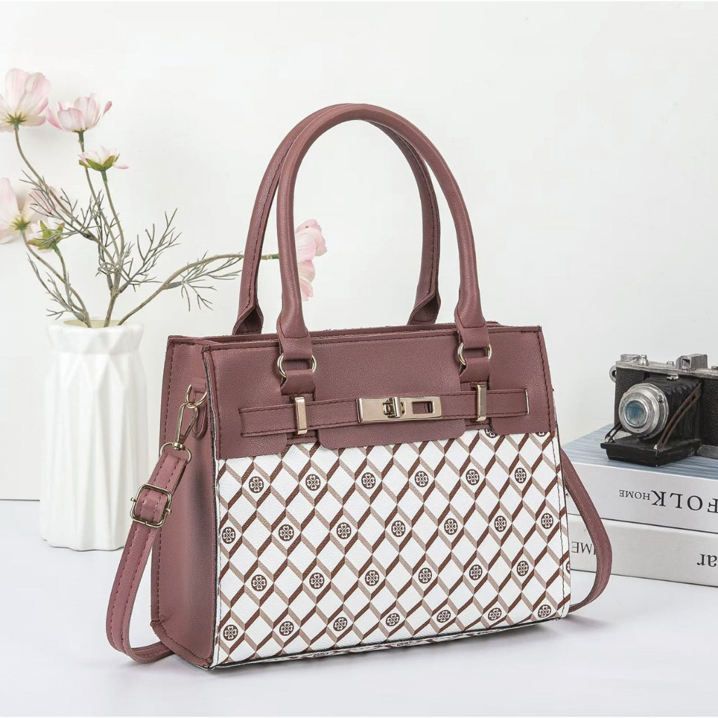 Mumu 2084 Leather Women Sling Bag With Handle Square Medium Shoulder Bags For Woman Students - Image 7