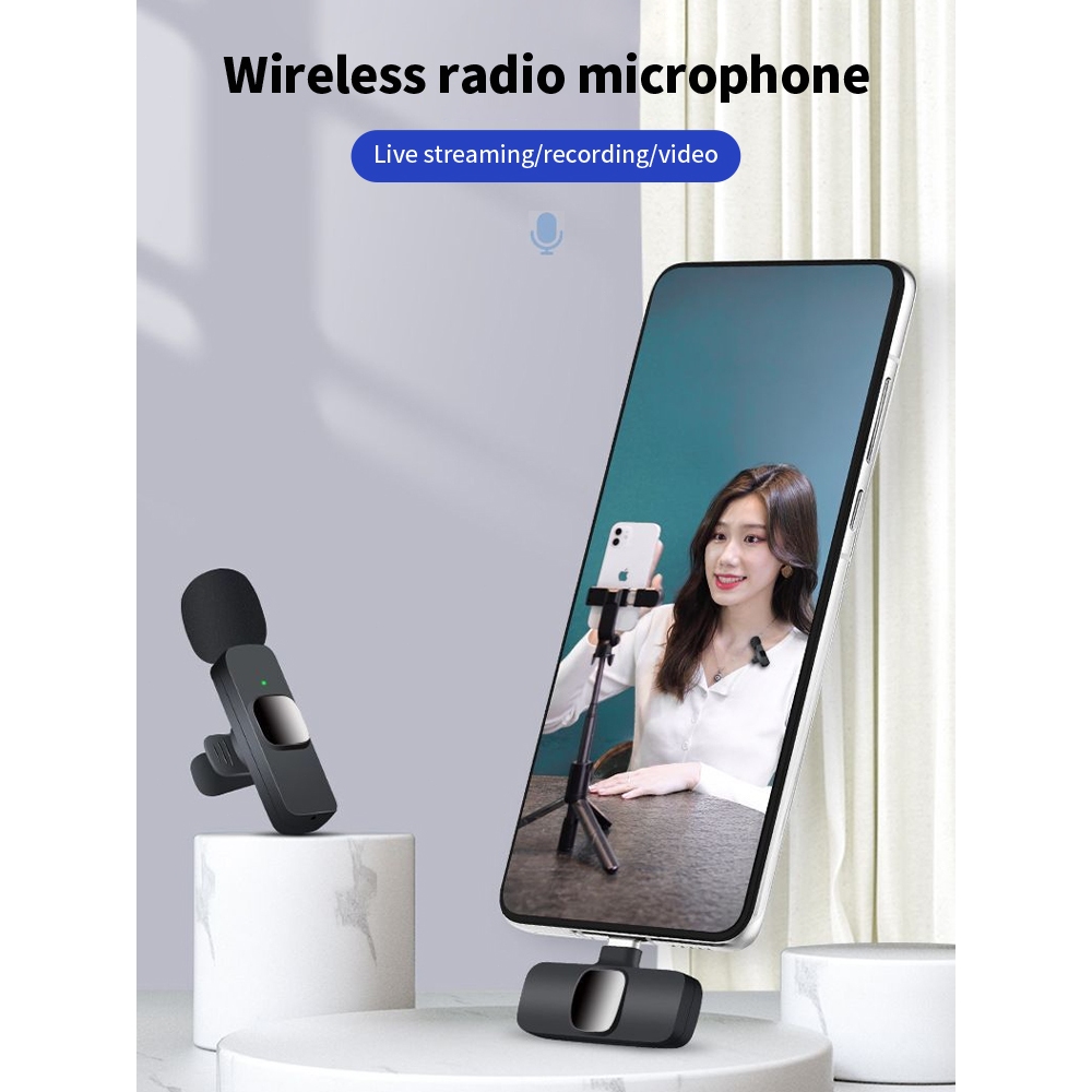 ICON K9 Wireless Lavalier Microphone for videoke Network Video Shooting And Vlogging Bluetooth Mic - Image 6