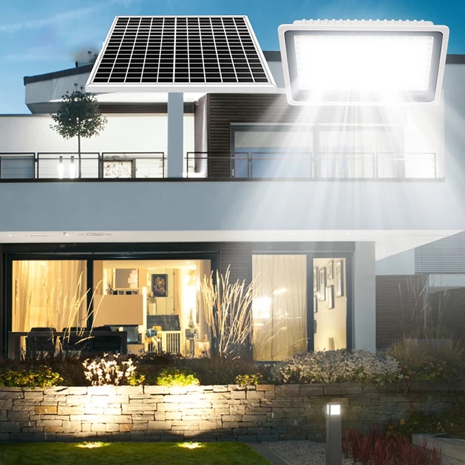 OOKAS 10X Highlight Solar Lights Outdoor Waterproof Solar Flood Street Light LED Lamp Buy 1 Take 1 - Image 6