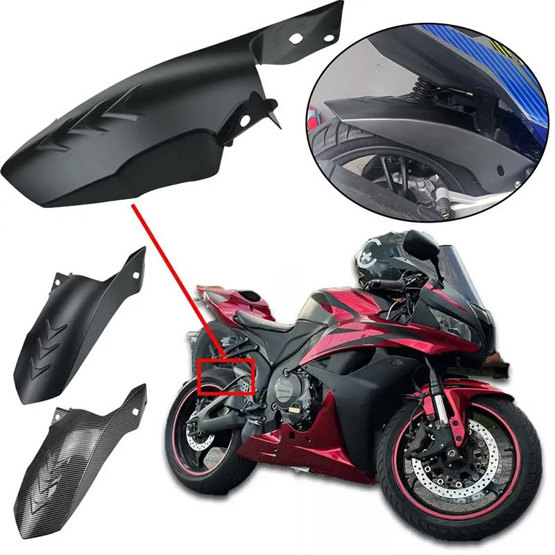 Motorcycle Rear Tire Hugger Mud Guard For Honda Click 125i 150i V1/V2/V3 Black Carbon Fender - Image 6