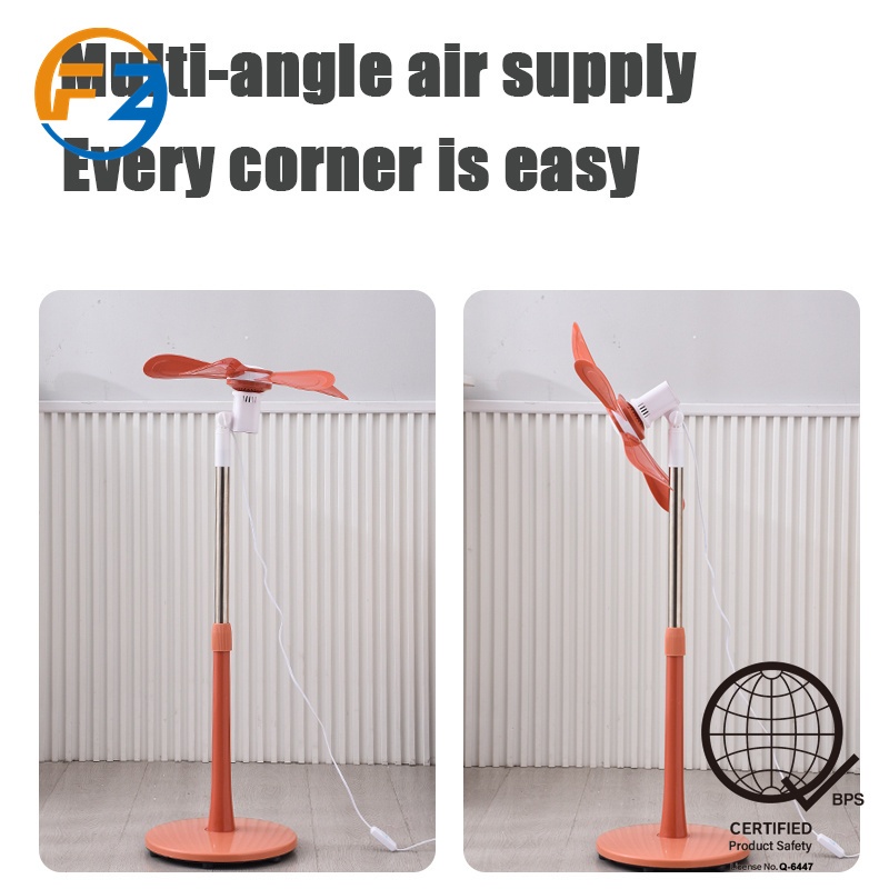 FZ stand fan portable electric fan stand fan Adjustable standard electric fan big wind 5 blades - Image 7