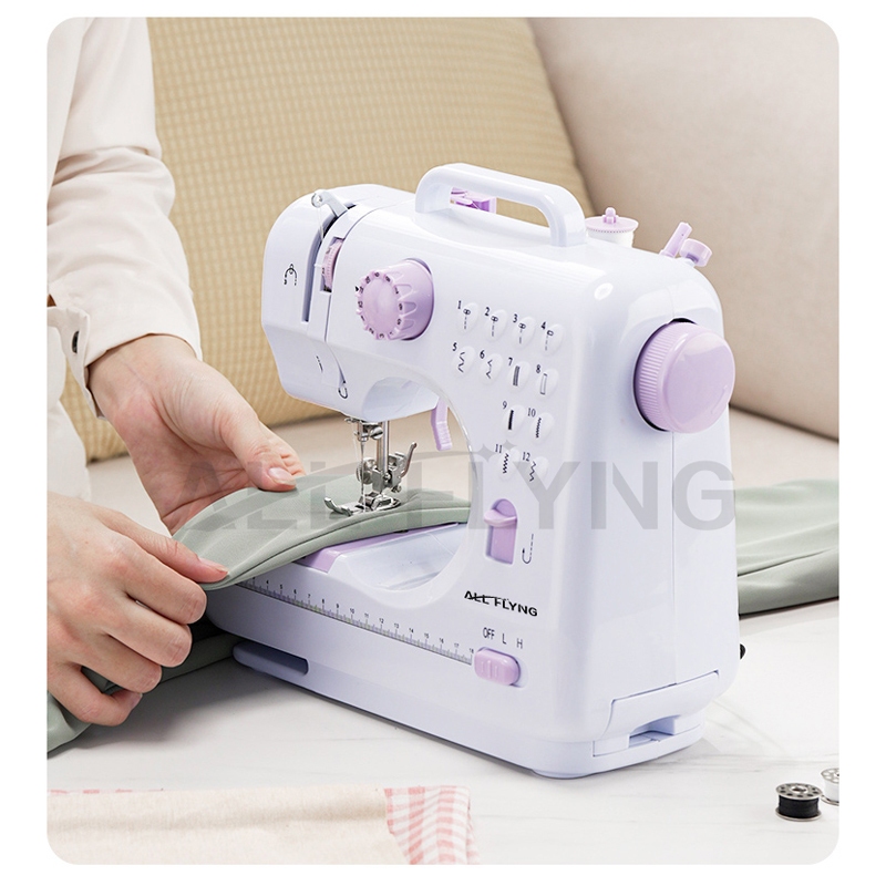 【ALL FLYING】Portable Sewing Machine Mini Electric Household 12 Stitches Sewing Machine Multifunction - Image 8