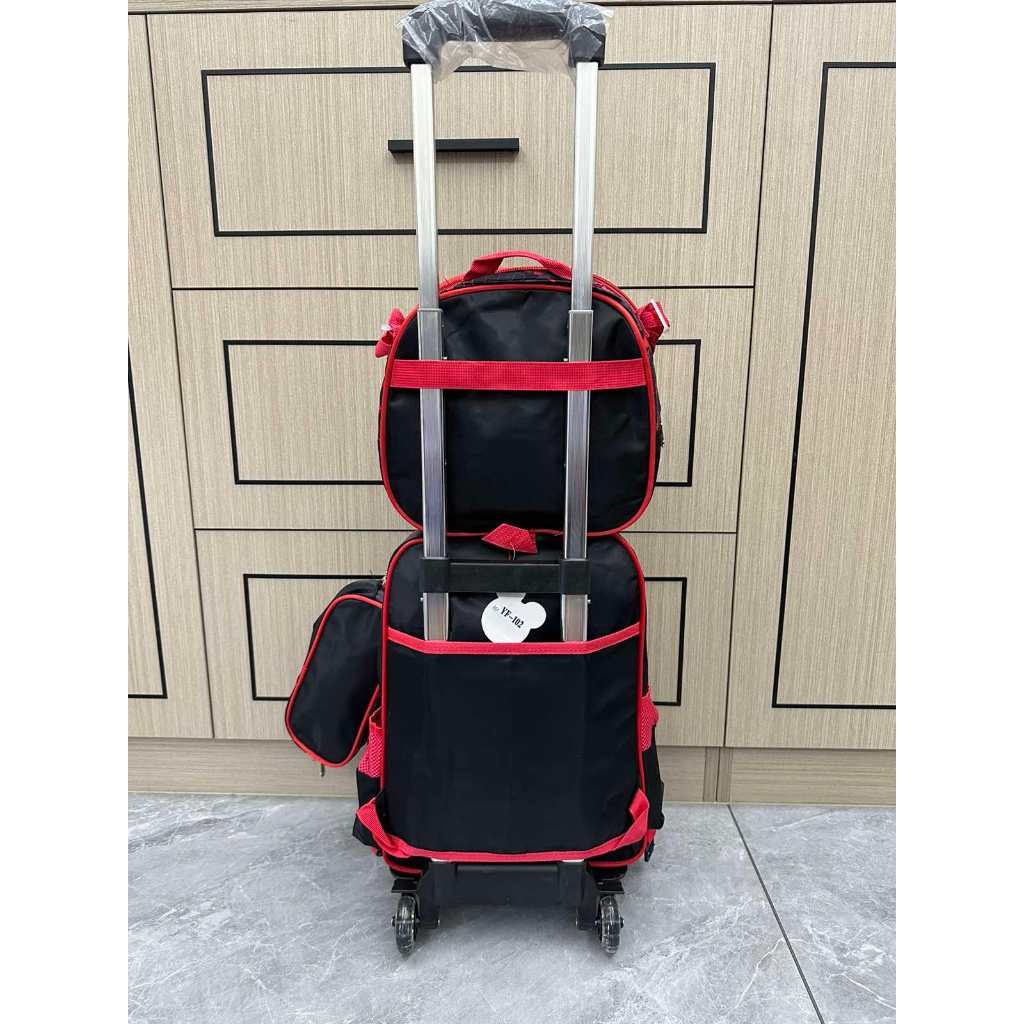 2026 NEW 16" 3D HIGH QUALITY  3IN1 TROLLEY BAG FOR KIDS BOYS WATERPROOF — view 3