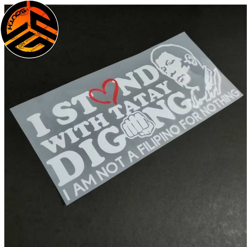 TATAY DIGONG STICKER CUTOUT CAR VINYL DECALS - Image 2