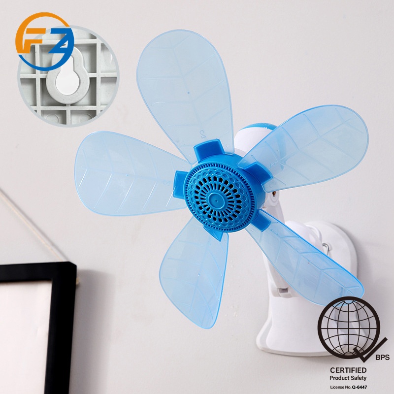 FZ 5 Blends/4 Blends  Fan Home Electric Fan W/ Clip, Clover Fan Anti-Heat Portable Clip Electric Fan - Image 7