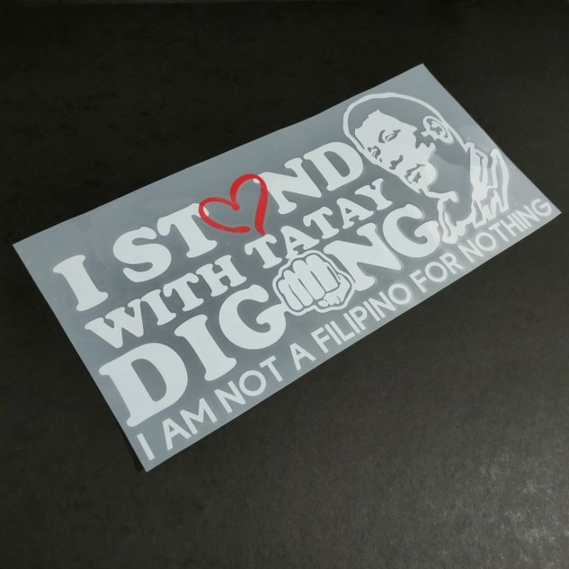 TATAY DIGONG STICKER CUTOUT CAR VINYL DECALS - Image 2