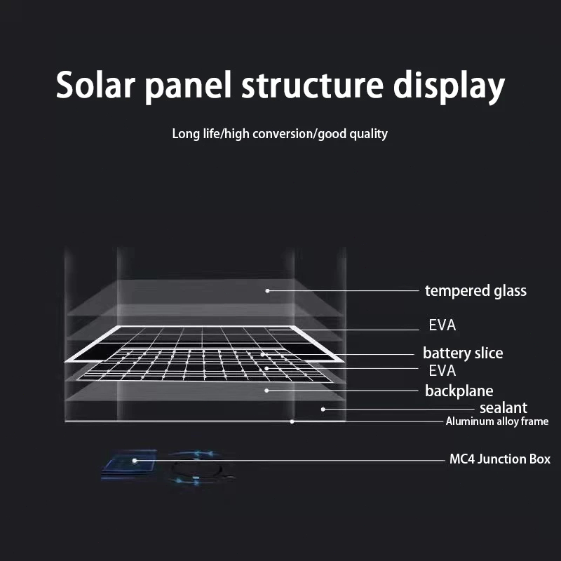 Solar panel 200W/400W Original Household monocrystalline silicon generation panel with controller - Image 3