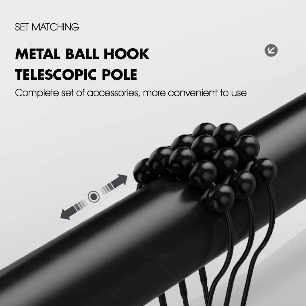 【24H Ship】Thicker Bathroom Shower Curtain Water Mildew Proof Washable Cloth with Magnetic Buckle Set - Image 6