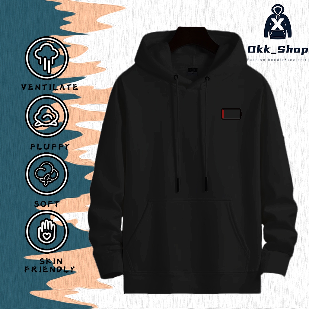 Okk_Hoodie jacket for men Not enough power design Korean style jacket unisex jacket for men&women - Image 4