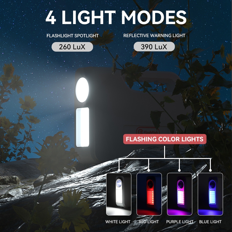 Flashfish 300W 60Hz solar generator solar panel power station Lifepo4 can be used when charging — view 2