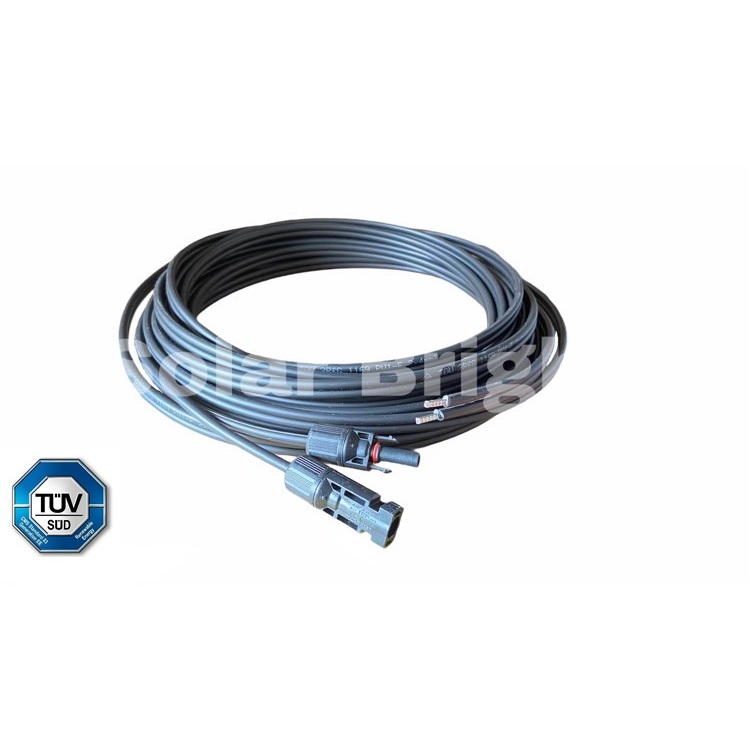 10 Meters 2.5mm2 Solar PV Cable With MC4 twin-core DC Power Solar cable with Ferrule End Crimped — view 2
