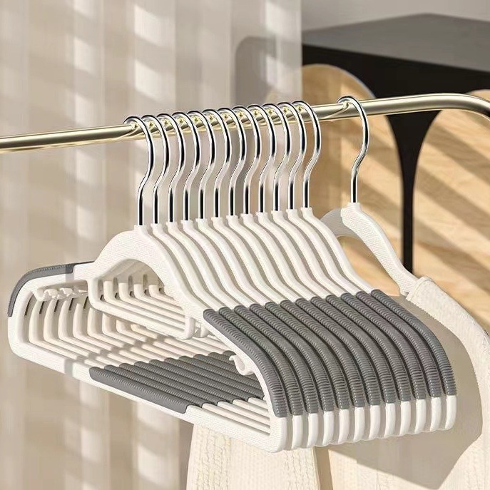 Flocking Clothes Hanger Non-slip Clothes Drying Rack High-end Clothes Hanger - Image 8
