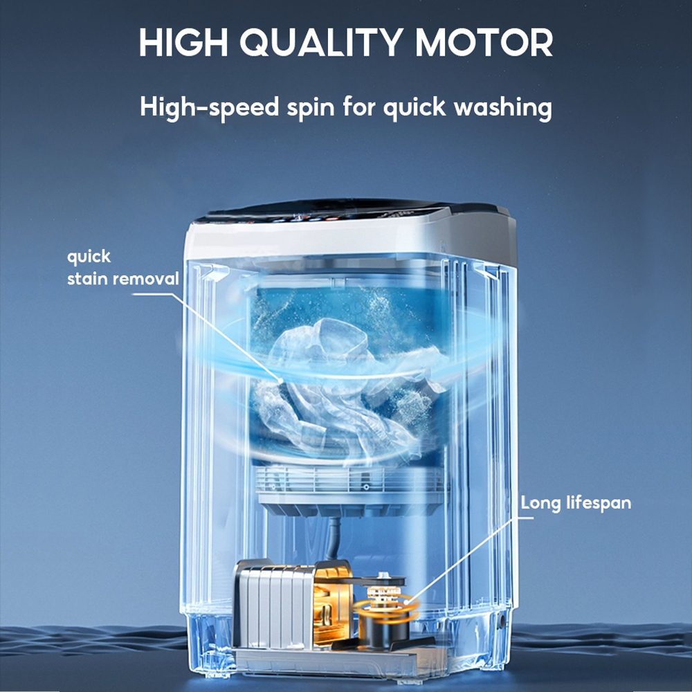 HOMEFUN 10.8KG Automatic washing machine with dryer large capacity suitable for rent dormitory - Image 7