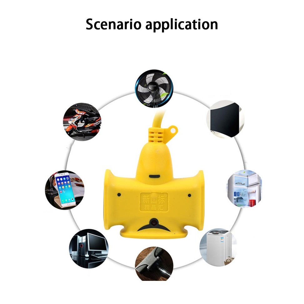 30M Extension Wire Heavy Duty 14 Holes Extension Cord Electric Vehicle Charging Socket with Switch - Image 8