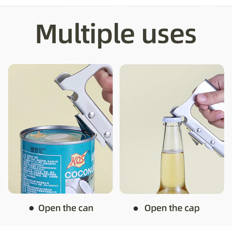 Can Opener Heavy Duty Manual Can Opener Stainless Steel Jar Tin Opener Kitchen Accessories - Image 4