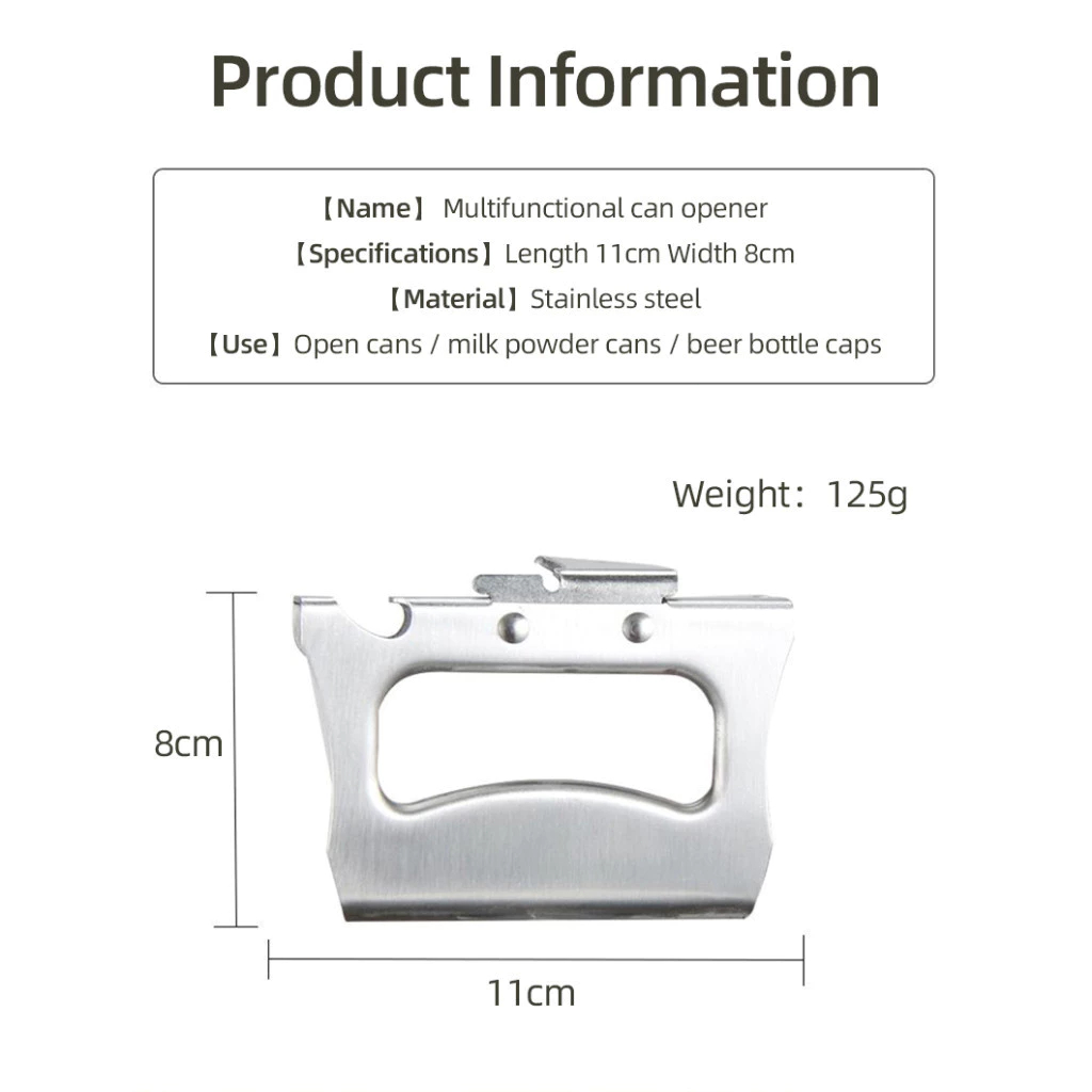 Can Opener Heavy Duty Manual Can Opener Stainless Steel Jar Tin Opener Kitchen Accessories - Image 7