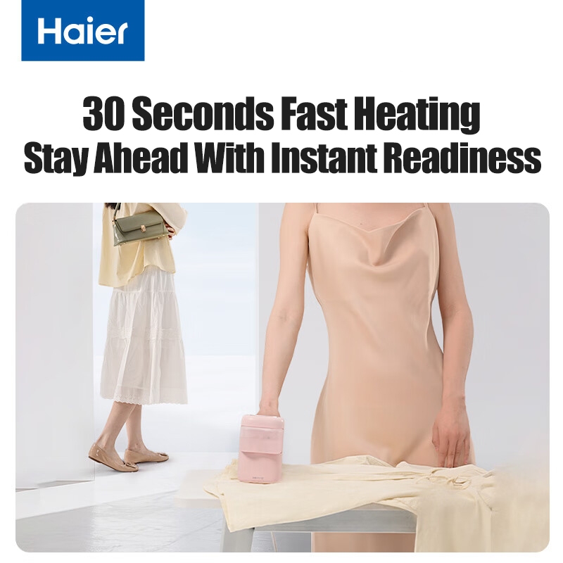 Haier Steamer Iron Handheld Garment Steamer Travel Steamer Iron for Clothes Portable - Image 3