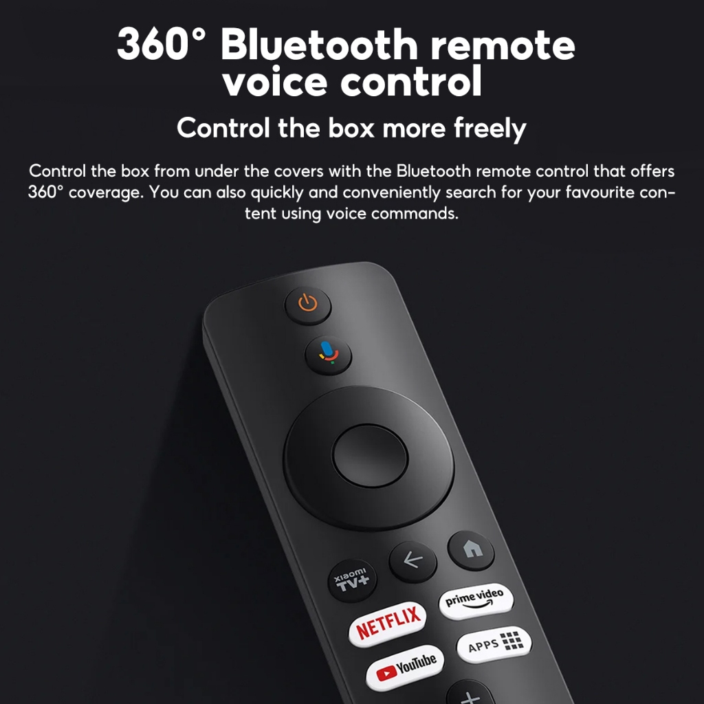 Xiaomi TV Box S 3nd Gen 4K Dolby Vision Supports Wi-Fi 6 360° Bluetooth Remote Voice Control - Image 6