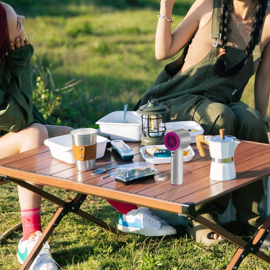 【⚡Flash Sale】Travel Fan Handheld Portable Fan Turbo Electric Jet Strong Wind Fan Mini 4000mAh Fan - Image 7