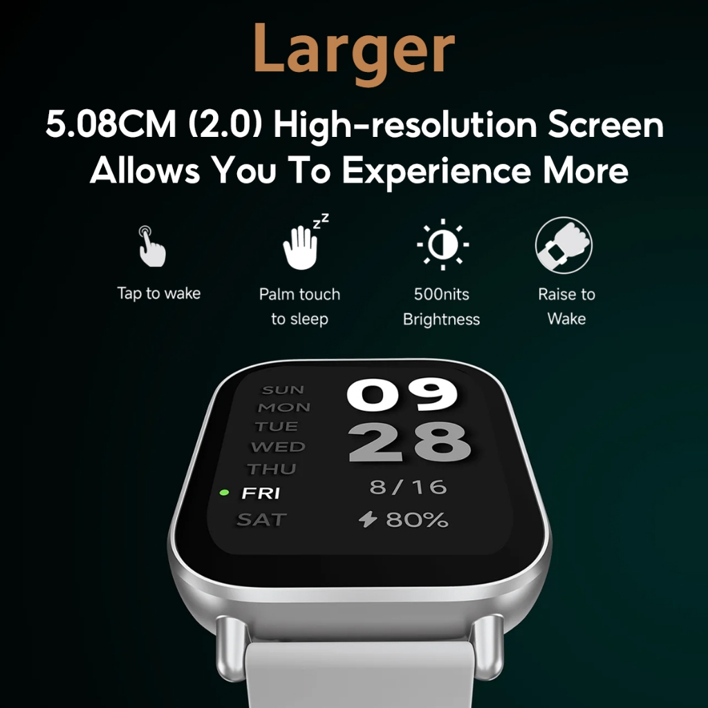 [1 Year Warranty] Xiaomi Redmi Watch 5 Active 2inch LCD Display Clear Calling 5ATM Alexa Built In - Image 3