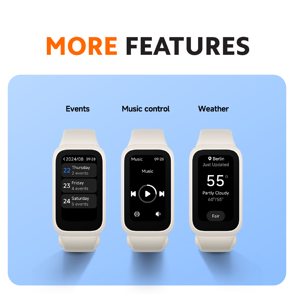 Xiaomi Smart Band 9 Active Global Version 1.47" TFT Display 60Hz Refresh Rate 5ATM Smart Watch - Image 8