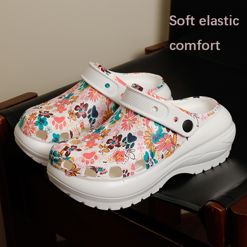New pattern wear non-slip fashion thick soles for girls to create Baotou sandals Shoes Women Walking - Image 3