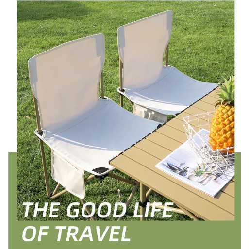 Foldable Camping Chair and Table Set with Carrying Bag Portable Equipment for Camping/Picnic/Outdoor - Image 5