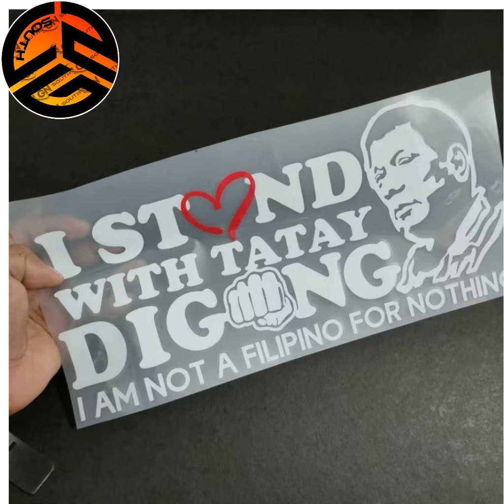 TATAY DIGONG STICKER CUTOUT CAR VINYL DECALS - Image 4