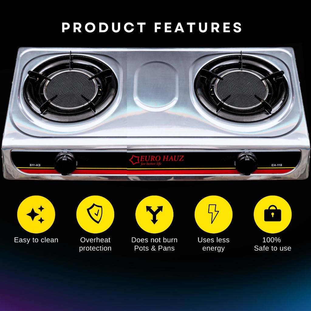 Eurohauz Infrared Gas Stove with FREEBIES - Image 3