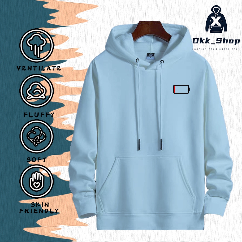 Okk_Hoodie jacket for men Not enough power design Korean style jacket unisex jacket for men&women - Image 7