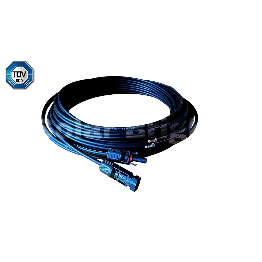 10 Meters 2.5mm2 Solar PV Cable With MC4 twin-core DC Power Solar cable with Ferrule End Crimped — view 7