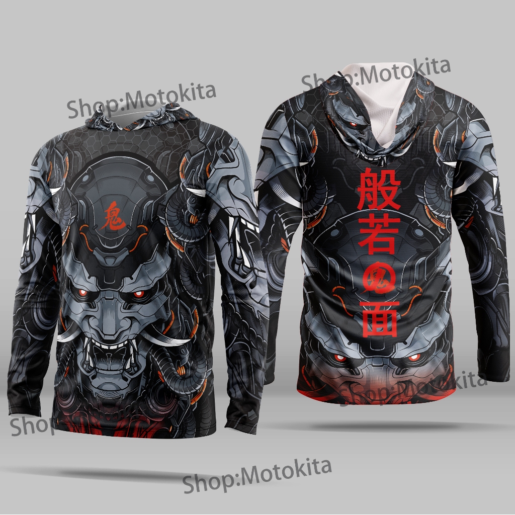 Hoodie Warmer Jersey Motor for men Motorcycle Long Sleeve T-shirt Full Sublimation Jersey - Image 2