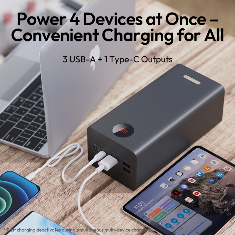 Romoss PEA57 60000mAh Quick Charge Power Bank 22.5W PD QC 3.0 Two-way  Fast Charging Powerbank Outdo - Image 6