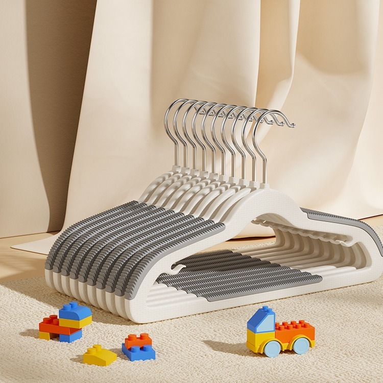 Flocking Clothes Hanger Non-slip Clothes Drying Rack High-end Clothes Hanger - Image 7