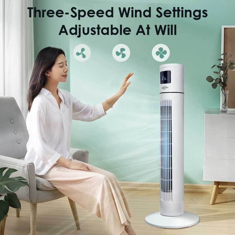 KANAZAWA Electric Tower Fan With Remote Control Touch Screen - Image 3