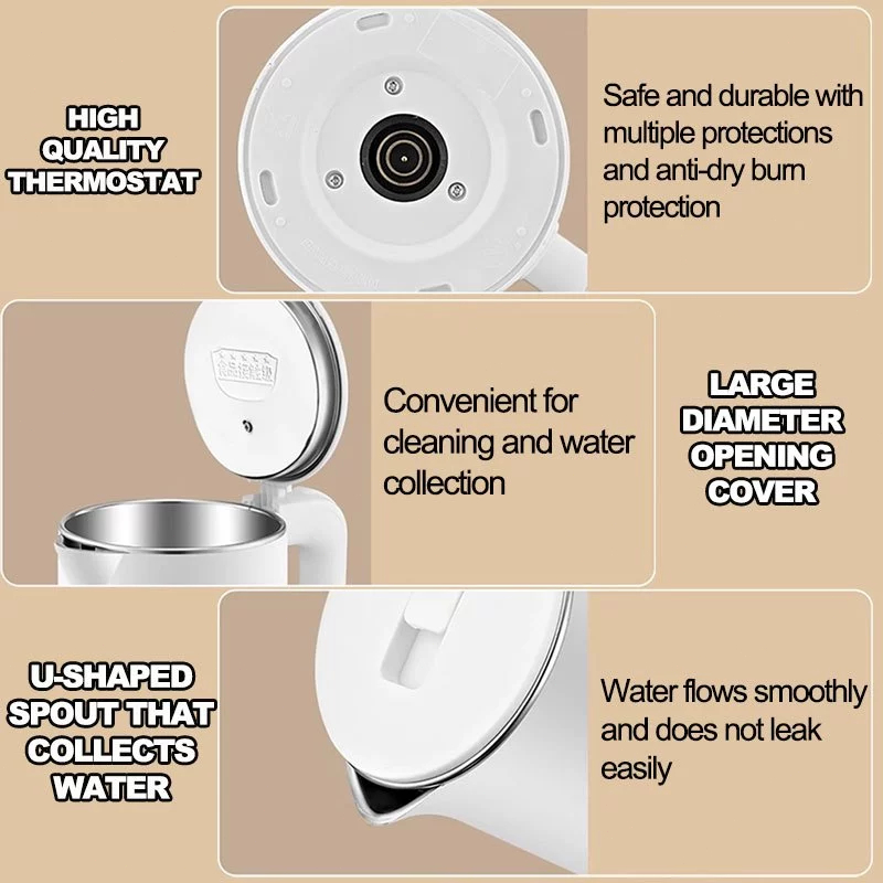 Gold Star 2.4/3.5L Electric Kettle Heater Water Heater Stainless Steel Material Easy And Convenient - Image 6